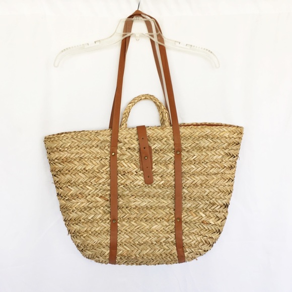 unbranded Handbags - Brown wicker straw large tote bag